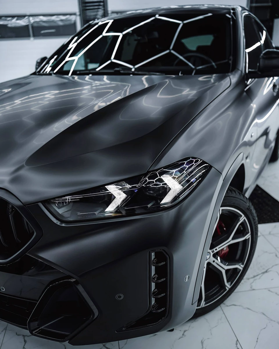 BMW X6: PPF Matte в студии ASG