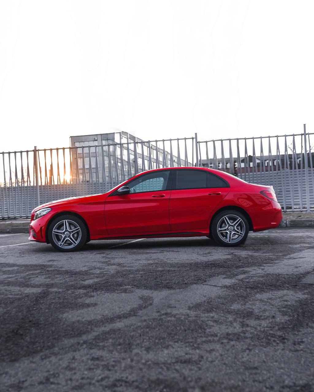 Mercedes-Benz C-Class: Soul Red в студии ASG