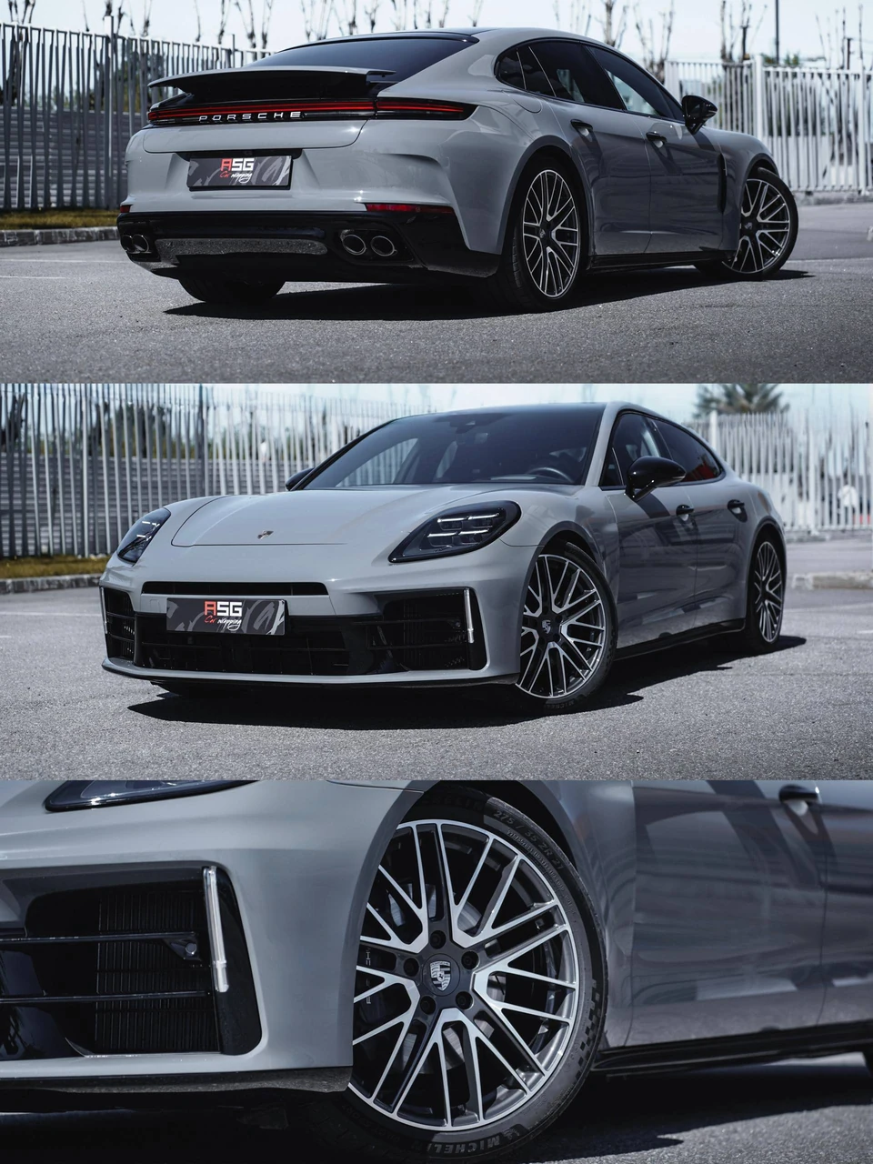 Porsche Panamera: Moon Grey в студии ASG