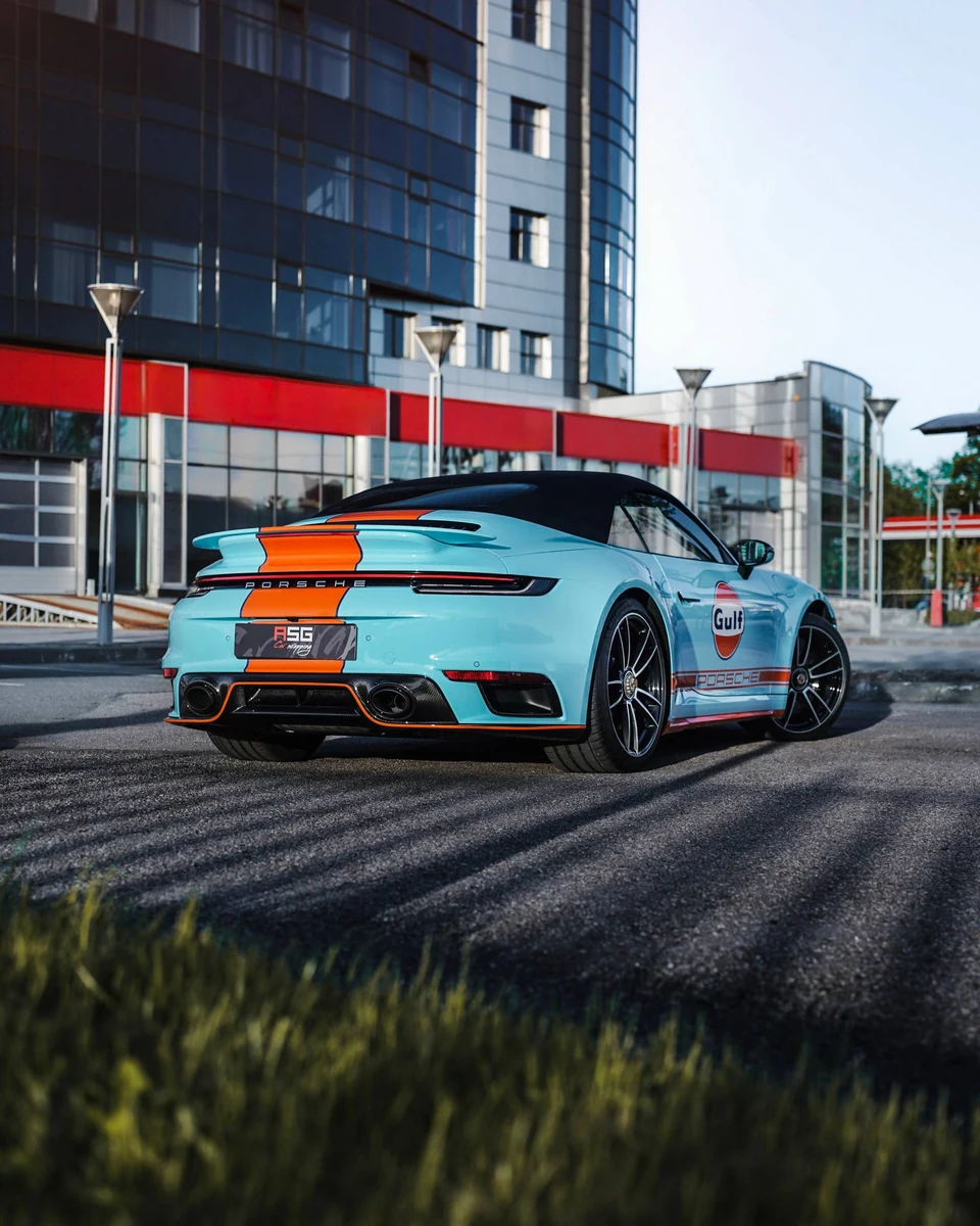 Porsche 911 Turbo S: Gulf в студии ASG